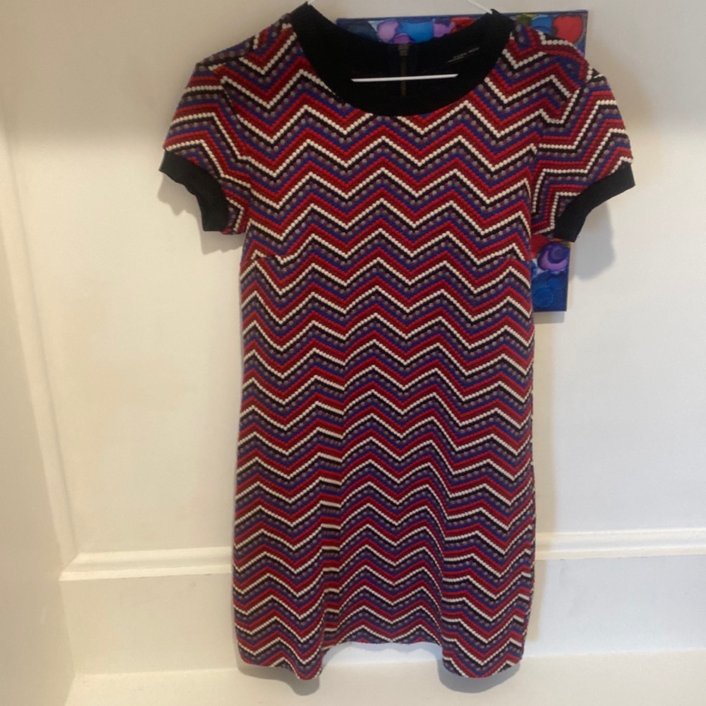 ZARA chevron sweater dress